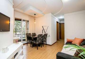 Apartamento com 3 dormitórios à venda por r$ 449.000,00 - novo mundo - curitiba/pr