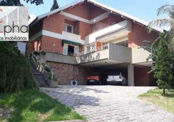 Sobrado com 4 dormitórios à venda, 500 m² por r$ 5.000.000,00 - alphaville residencial 1 - barueri/sp