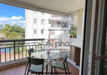 Apartamento com 2 dormitórios à venda, 104 m² por r$ 1.100.000,00 - edifício jardins tamboré - santana de parnaíba/sp