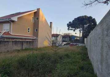 Terreno à venda, 302 m² por r$ 399.000,00 - cajuru - curitiba/pr