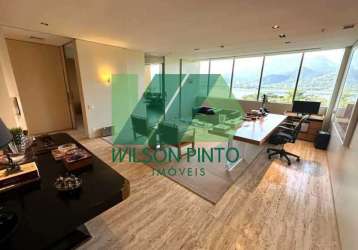 Sala comercial com 2 salas à venda na avenida das américas, barra da tijuca, rio de janeiro, 132 m2 por r$ 1.320.000