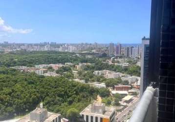 Vendo em oportunidade  apartamento  no salvador  prime  com 71m2 com varanda panorâmica,  2 suítes,  2 vagas de garagens cobertas  em condomínio com total infraestrutura - caminho das  árvores  - salv