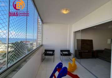 Apartamento de exclusividade no jardim armação para locação com armários e ar-condicionados