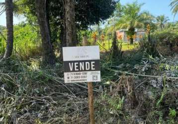 Terreno em serra grande próximo a itacaré , 120 m² por r$ 40.000,00- serra grande - uruçuca/ba