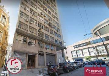 Sala, 34 m² - venda por r$ 100.000,00 ou aluguel por r$ 1.203,32/mês - centro - rio de janeiro/rj