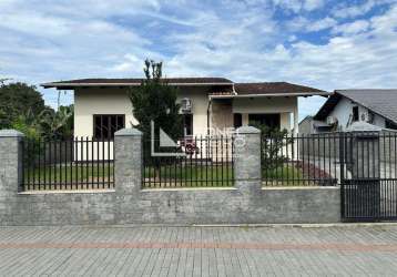 Casa com 3 dormitórios à venda, 178,20m² no bairro das nações - timbó/sc