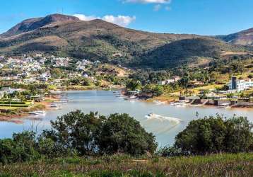 Lote em condomínio à venda, escarpas do lago - capitólio/mg