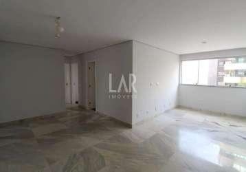 Apartamento para aluguel, 3 quartos, 1 suíte, 2 vagas, funcionários - belo horizonte/mg