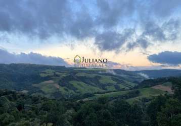 Excelente terreno, alto com vista, com 63,5 hectares á venda em leoberto leal