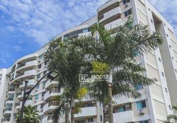 Apartamento com 2 dormitórios para alugar, 68 m² por r$ 4.586,78/mês - barra da tijuca - rio de janeiro/rj