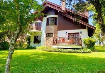 Casa em condomínio fechado com 5 quartos à venda na florida esquina rua conceicao, 115, parque laje da pedra, canela, 319 m2 por r$ 3.499.000