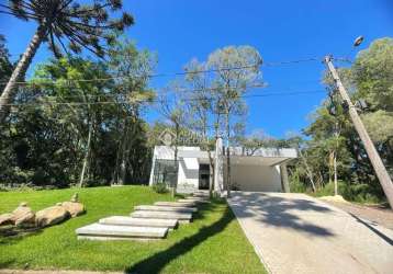 Casa em condomínio fechado com 3 quartos à venda na dos sabias, 150, mato queimado, gramado, 400 m2 por r$ 7.000.000