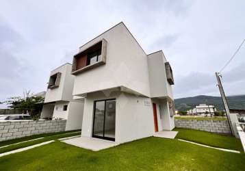 Casa em condomínio fechado com 3 quartos à venda na pedro miguel linhares, 20, areais da palhocinha, garopaba por r$ 729.000