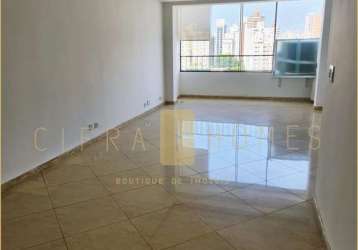 Apartamento para locação, 120 m², 2 dorm (1 suíte), 1 vaga, ótimo lazer, moema