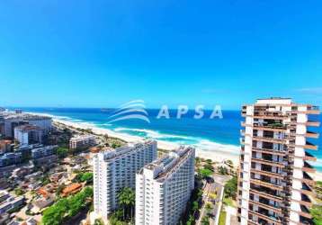 Apartamento com 1 quarto à venda na avenida lúcio costa, barra da tijuca, rio de janeiro, 69 m2 por r$ 820.000