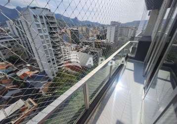 Apartamento em área nobre da tijuca, andar alto, vista indevassável e com direito a 2 vagas de garag