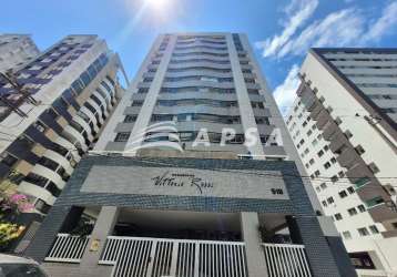 51953 - residencial vittorio rossi - apartamento semi-mobiliado de 3/4, sendo 1 suíte e 1 vaga de ga