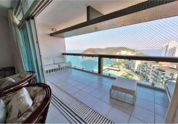 Apartamento com vista panorâmica à venda na praia da enseada - guarujá