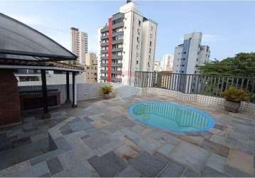 Cobertura penthouse no tombo- 3 dorms (1 suíte) - piscina e churrasqueira