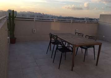 Cobertura de um dormitório penthouse incrível com vaga de garagem