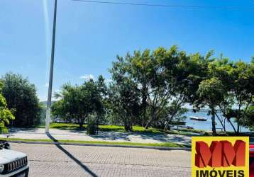 Terreno com 995m² de frente para lagoa das palmeiras em cabo frio