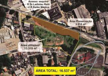 Área zum  para venda parque alexandre, cotia 16.537,00 m² construída altura do km 29 da raposo tavares