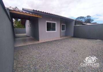 Casa com 2 dormitórios, sendo uma suite para alugar, 70 m² por r$ 2.193,75/mês - incluso (iptu, lixo e garantia) quinta dos açorianos - barra velha/sc