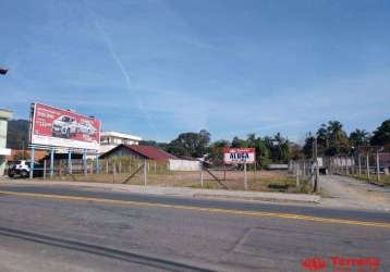 Terreno para alugar, 1000 m² por r$ 3.000,00/mês - velha - blumenau/sc