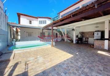 Casa com 6 quartos, piscina em nova parnamirim - parnamirim/rn