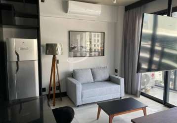 Studio mobiliado e equipado, 42 m2, 1 suíte e 1 vaga, para venda ou locação, vila olímpia.