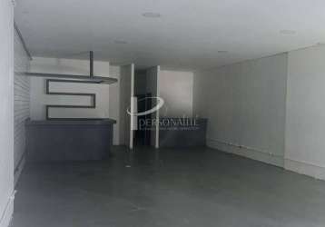 Salão comercial, 150 m2, 2 banheiros, sem vaga, para locação, vila gomes cardim.