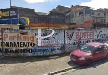 Terreno comercial, 818 m², esquina, para venda, vila independência.