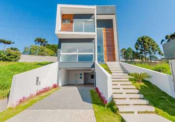 Casa em condomínio fechado com 3 quartos à venda na estrada guilherme weigert, 528, santa cândida, curitiba por r$ 2.550.000