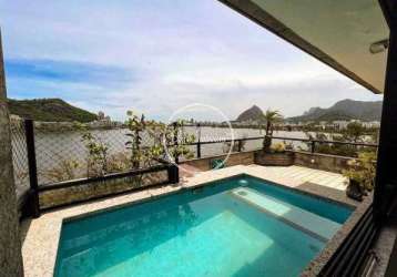 Cobertura com 4 quartos à venda na rua maria angélica, lagoa, rio de janeiro, 364 m2 por r$ 6.400.000