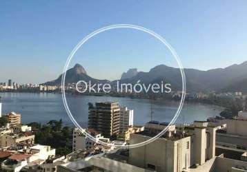 Apartamento com 4 quartos à venda na rua baronesa de poconé, lagoa, rio de janeiro, 388 m2 por r$ 4.600.000