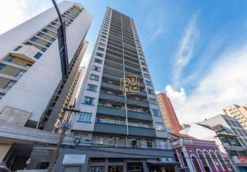 Apartamento com 1 dormitório à venda, 56 m² por r$ 330.000,00 - centro - curitiba/pr