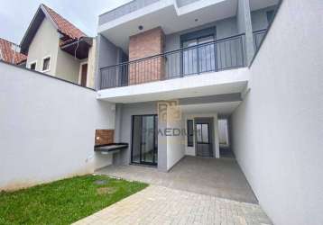 Sobrado com 3 dormitórios à venda, 112 m² por r$ 549.000 - barreirinha - curitiba/pr