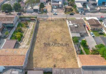 Terreno à venda, 1122 m² por r$ 949.900 - boqueirão - curitiba/pr