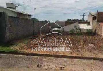 Vende-se terreno no césar de almeida - marilia/sp