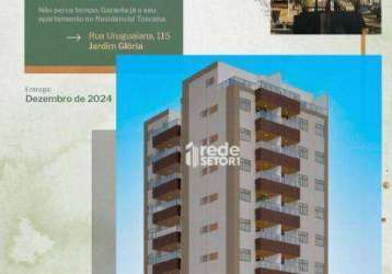 Apartamento garden com 2 quartos à venda, 60 m² por r$ 660.000 - jardim glória - juiz de fora/mg