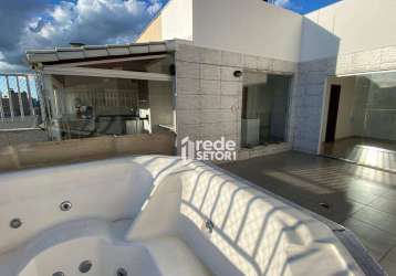 Cobertura com 4 quartos à venda, 186 m² por r$ 780.000 - boa vista - juiz de fora/mg