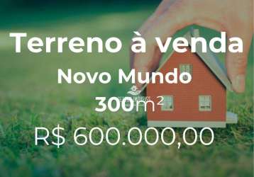 Terreno à venda, 300 m² por r$ 600.000,00 - novo mundo - uberlândia/mg