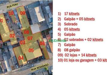 Terreno à venda, 2800 m² por r$ 4.240.000,00 - vila nova bonsucesso - guarulhos/sp