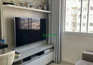 Apartamento com 2 dormitórios à venda, 49 m² por r$ 308.000,00 - cocaia - guarulhos/sp