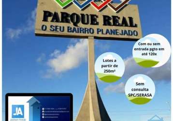 Loteamento para venda em vitória da conquista, bairro são pedro/ parque real