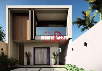 Casa com 4 dormitórios à venda, 140 m² por r$ 560.000,00 - coité - eusébio/ce