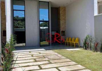 Casa com 3 dormitórios à venda, 103 m² por r$ 409.000,00 - precabura - eusébio/ce