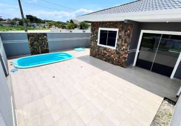 Casa com piscina a venda em pontal do paraná/pr