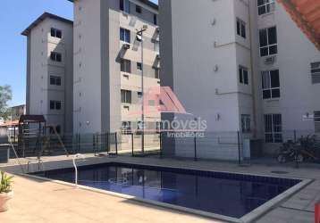 Apartamento com 2 quartos - no condomínio residencial santiago l - santa cruz/rj