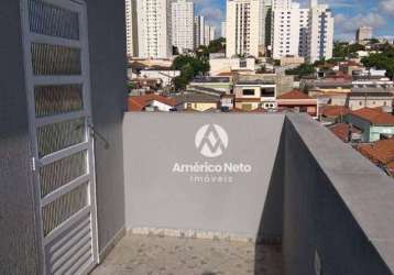 Cobertura com 1 dormitório para alugar, 75 m² por r$ 2.690,00/mês - santo antônio - são caetano do sul/sp